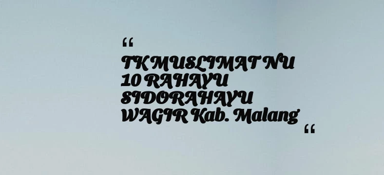 thumbnail for KB TAAM AL MUKARROMAH Kab. Bogor