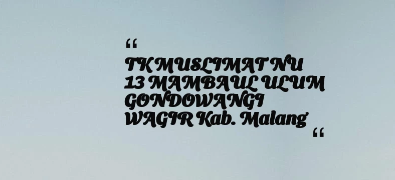 thumbnail for KB TAAM AL MUKARROMAH Kab. Bogor