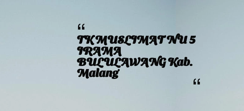 thumbnail for KB TAAM AL MUKARROMAH Kab. Bogor