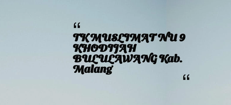 thumbnail for KB TAAM AL MUKARROMAH Kab. Bogor