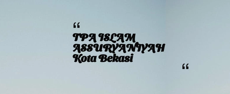 thumbnail for KB TAAM AL MUKARROMAH Kab. Bogor