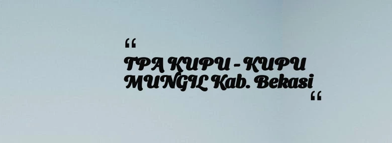 thumbnail for KB TAAM AL MUKARROMAH Kab. Bogor